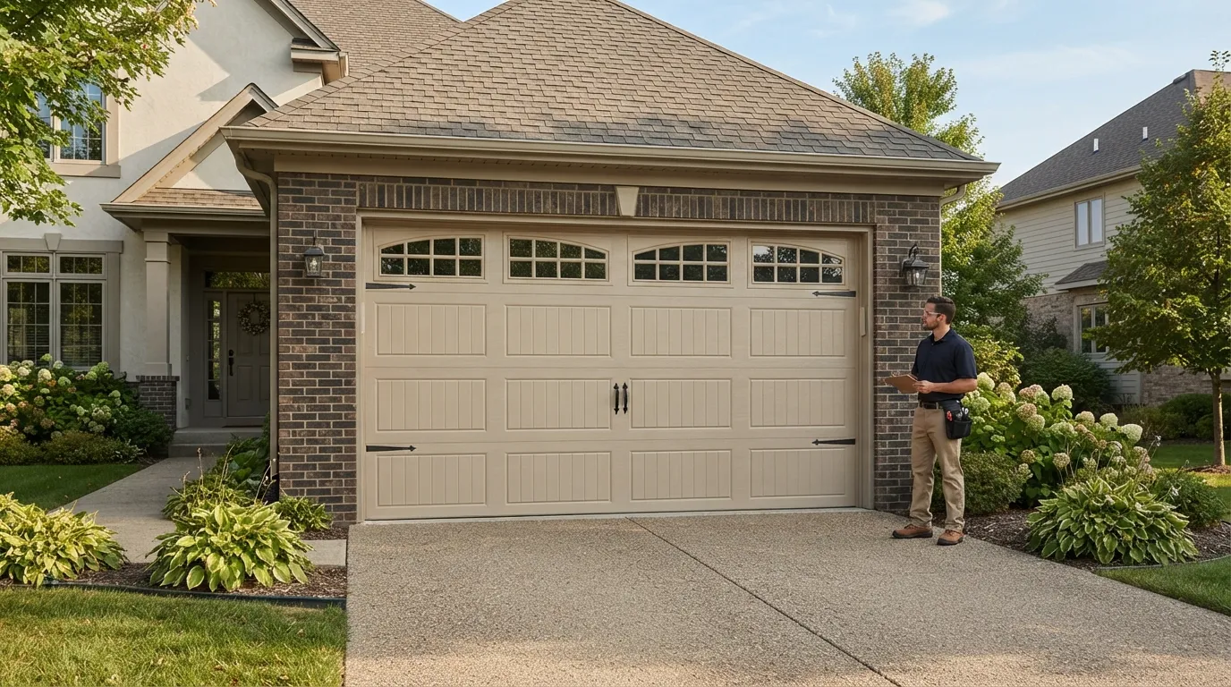 New Garage Door Installation for Columbia Heights Homes in Minneapolis