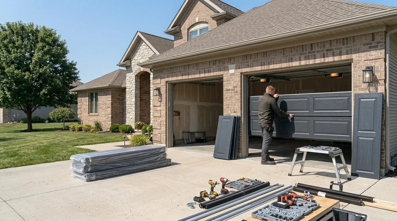New Garage Door Installation for St. Louis Park Homes in Minneapolis