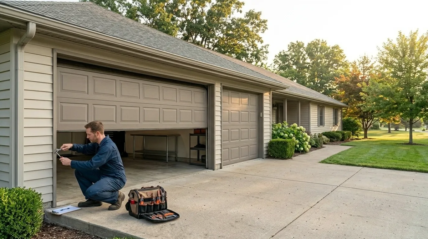 Off-Track Garage Door Repair, Chanhassen in Minneapolis