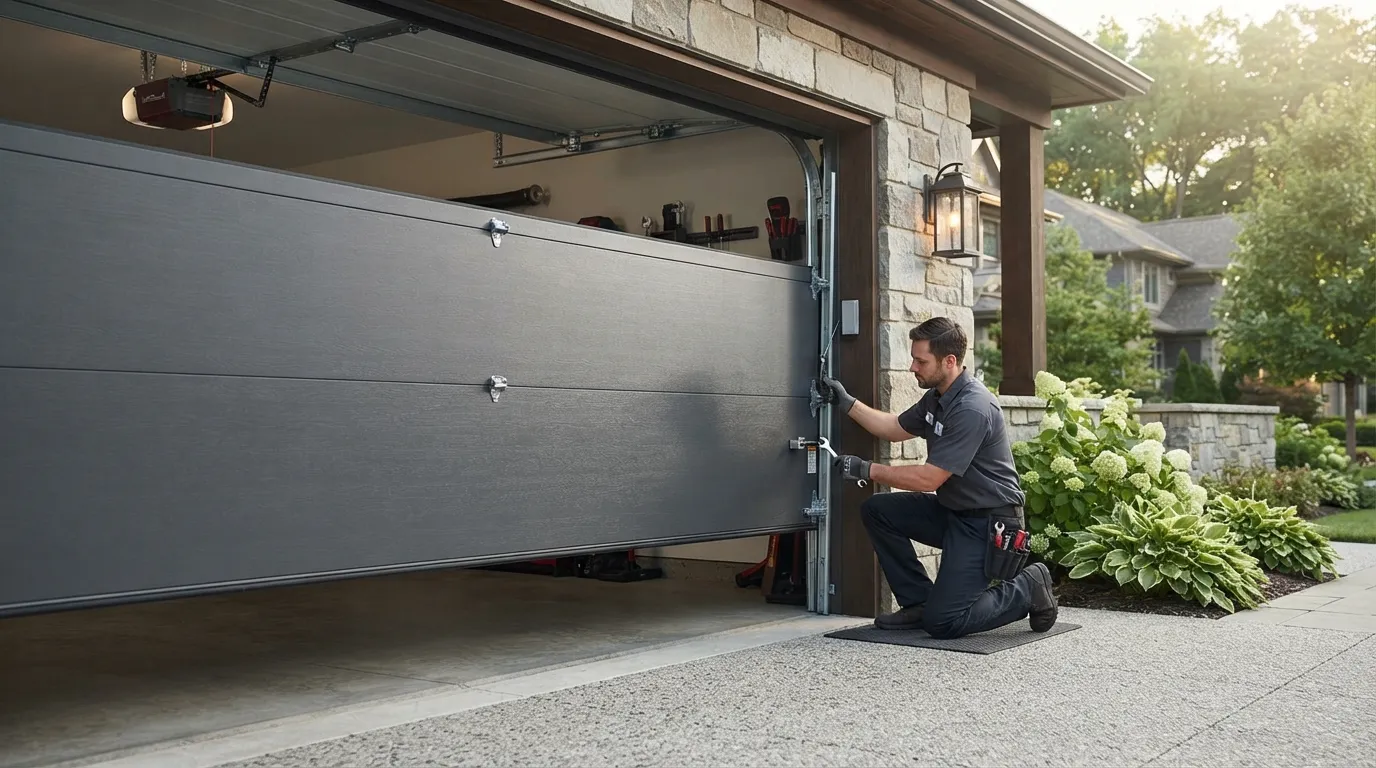 Off-Track Garage Door Repair, St. Paul in Minneapolis